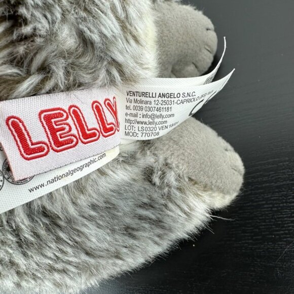 Lelly Venturelli National Geographic Koala 11 Gray Cream Plh Stuffed Animal - Picture 8 of 8